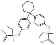 2,2’-((Cyclohexane-1,1-Diylbis(4,1-Phenylene))Bis(Oxy))Bis(2-Methylbutanoic Acid)