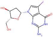 2-Amino-7-((2R,4S,5R)-4-Hydroxy-5-(Hydroxymethyl)Tetrahydrofuran-2-yl)-5-Iodo-1H-Pyrrolo[2,3-d]Pyr…