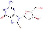 2-Amino-8-Bromo-9-((2R,4S,5R)-4-Hydroxy-5-(Hydroxymethyl)Tetrahydrofuran-2-Yl)-1H-Purin-6(9H)-One