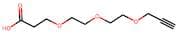 3-(2-(2-(Prop-2-Yn-1-Yloxy)Ethoxy)Ethoxy)Propanoic Acid