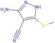 3-Amino-5-(Methylthio)-1H-Pyrazole-4-Carbonitrile