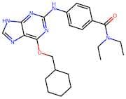 4-((6-(Cyclohexylmethoxy)-7H-Purin-2-Yl)Amino)-N,N-Diethylbenzamide