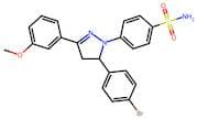 4-[3-(4-Bromophenyl)-5-(3-Methoxyphenyl)-3,4-Dihydropyrazol-2-Yl]Benzenesulfonamide