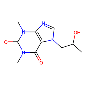 7-(2-Hydroxypropyl)theophylline