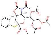 Methyl (Phenyl 5-Acetamido-7,8,9-Tri-O-Acetyl-5-N,4-O-Carbonyl-3,5-Dideoxy-2-Thio-β-D-Glycero-D-Ga…