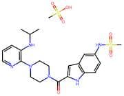 N-(2-(4-(3-(Isopropylamino)Pyridin-2-yl)Piperazine-1-Carbonyl)-1H-Indol-5-yl)Methanesulfonamide Me…