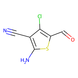 2-Amino-4-chloro-3-cyano-5-formylthiophene