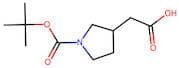 2-{1-[(tert-Butoxy)carbonyl]pyrrolidin-3-yl}acetic acid