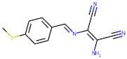 2-amino-1-(1-aza-2-(4-methylthiophenyl)vinyl)ethene-1,2-dicarbonitrile