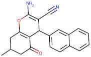 2-Amino-7-methyl-4-(2-naphthyl)-5-oxo-4,6,7,8-tetrahydro2H-chromene-3-carbonitrile