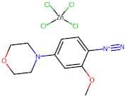 2-Methoxy-4-morpholinobenzenediazonium chloride zinc chloride double salt