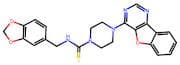 N-(Benzo[D][1,3]Dioxol-5-Ylmethyl)-4-(Benzofuro[3,2-d]Pyrimidin-4-Yl)Piperazine-1-Carbothioamide