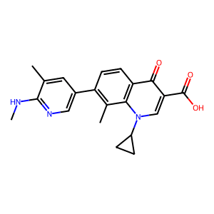 1-Cyclopropyl-8-Methyl-7-(5-Methyl-6-(Methylamino)Pyridin-3-Yl)-4-Oxo-1,4-Dihydroquinoline-3-Carbo…
