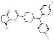 2,5-Dioxopyrrolidin-1-Yl 4-(Bis(4-Chlorophenyl)Methyl)Piperazine-1-Carboxylate