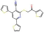 2-((2-Oxo-2-(Thiophen-2-Yl)Ethyl)Thio)-4,6-Di(Thiophen-2-Yl)Nicotinonitrile