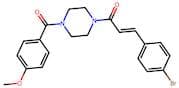 (E)-3-(4-Bromophenyl)-1-(4-(4-Methoxybenzoyl)Piperazin-1-Yl)Propan-2-En-1-One