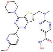 N-Hydroxy-2-(((2-(6-Methoxypyridin-3-Yl)-4-Morpholinothieno[3,2-D]Pyrimidin-6-Yl)Methyl)(Methyl)Am…