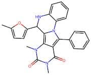7,9-Dimethyl-6-(5-Methylfuran-2-Yl)-11-Phenyl-6,7-Dihydropyrimido[4',5':3,4]Pyrrolo[1,2-A]Quinoxal…
