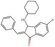 (E)-2-Benzylidene-5-Bromo-3-(Cyclohexylamino)-2,3-Dihydro-1H-Inden-1-One
