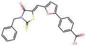 4-(5-((3-Benzyl-4-Oxo-2-Thioxothiazolidin-5-Ylidene)Methyl)Furan-2-Yl)Benzoic Acid