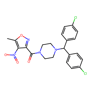 (4-(Bis(4-Chlorophenyl)Methyl)Piperazin-1-Yl)(5-Methyl-4-Nitroisoxazol-3-Yl)Methanone