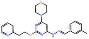 4-(6-(2-(3-Methylbenzylidene)Hydrazinyl)-2-(2-(Pyridin-2-Yl)Ethoxy)Pyrimidin-4-Yl)Morpholine