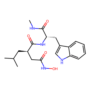 (R)-N1-((S)-3-(1H-Indol-3-yl)-1-(Methylamino)-1-Oxopropan-2-yl)-N4-Hydroxy-2-Isobutylsuccinamide