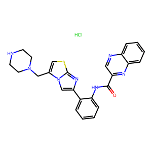 N-(2-(3-(Piperazin-1-Ylmethyl)Imidazo[2,1-B]Thiazol-6-Yl)Phenyl)Quinoxaline-2-Carboxamide Hydrochl…