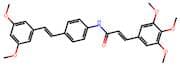 (E)-N-(4-((E)-3,5-Dimethoxystyryl)phenyl)-3-(3,4,5-trimethoxyphenyl)acrylamide