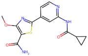 2-(2-(Cyclopropanecarboxamido)Pyridin-4-Yl)-4-Methoxythiazole-5-Carboxamide
