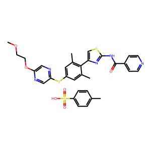 N-(4-(4-((5-(2-Methoxyethoxy)Pyrazin-2-Yl)Thio)-2,6-Dimethylphenyl)Thiazol-2-Yl)Isonicotinamide 4-…