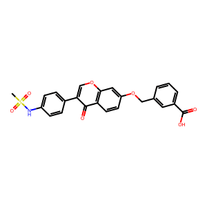 3-(((3-(4-(Methylsulfonamido)Phenyl)-4-Oxo-4H-Chromen-7-Yl)Oxy)Methyl)Benzoic Acid