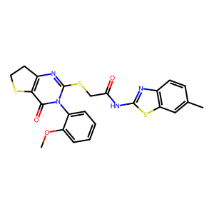 2-((3-(2-Methoxyphenyl)-4-Oxo-3,4,6,7-Tetrahydrothieno[3,2-D]Pyrimidin-2-Yl)Thio)-N-(6-Methylbenzo…