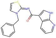 N-(3-Benzylthiazol-2(3H)-ylidene)-1H-pyrrolo[2,3-b]pyridine-3-carboxamide