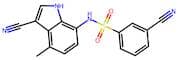 3-Cyano-N-(3-Cyano-4-Methyl-1H-Indol-7-Yl)Benzenesulfonamide
