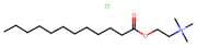 2-(Dodecanoyloxy)-N,N,N-Trimethylethanaminium Chloride