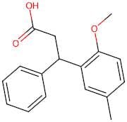 3-(2-Methoxy-5-Methylphenyl)-3-Phenylpropionic Acid