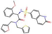 (R)-N-(Furan-2-Ylmethyl)-2-(2-Methoxyphenyl)-2-(2-Oxo-1,2-Dihydroquinoline-6-Sulfonamido)-N-(Thiop…