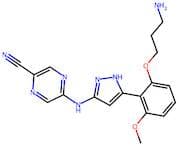 5-((5-(2-(3-Aminopropoxy)-6-Methoxyphenyl)-1H-Pyrazol-3-Yl)Amino)Pyrazine-2-Carbonitrile