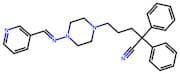2,2-Diphenyl-5-(4-((Pyridin-3-Ylmethylene)Amino)Piperazin-1-Yl)Pentanenitrile