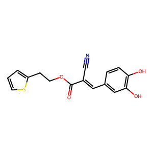 (E)-2-(Thiophen-2-Yl)Ethyl 2-Cyano-3-(3,4-Dihydroxyphenyl)Acrylate