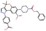 4-(7-(4-((Benzyloxy)carbonyl)piperazin-1-yl)-4,4-dimethyl-8-nitrochromeno[4,3-c]pyrazol-1(4H)-yl)b…
