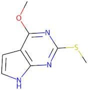 4-Methoxy-2-methylsulphanyl-7H-pyrrolo[2,3-d]pyrimidine