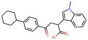 4-(4-Cyclohexylphenyl)-2-(1-methylindol-3-yl)-4-oxobutanoic acid