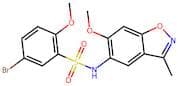 5-Bromo-2-Methoxy-N-(6-Methoxy-3-Methylbenzo[d]Isoxazol-5-Yl)Benzenesulfonamide
