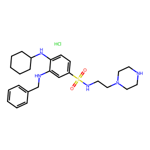 3-(Benzylamino)-4-(Cyclohexylamino)-N-(2-(Piperazin-1-Yl)Ethyl)Benzenesulfonamide Hydrochloride