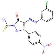(E)-4-((3-Chlorophenyl)Diazenyl)-5-Hydroxy-3-(4-Nitrophenyl)-1H-Pyrazole-1-Carbothioamide