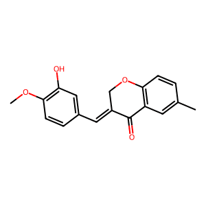(3E)-2,3-Dihydro-3-[(3-Hydroxy-4-Methoxyphenyl)Methylene]-6-Methyl-4H-1-Benzopyran-4-One