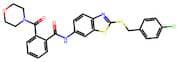 N-(2-((4-Chlorobenzyl)thio)benzo[d]thiazol-6-yl)-2-(morpholine-4-carbonyl)benzamide