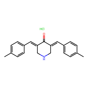 3,5-Bis(4-Methylbenzylidene)Piperidin-4-One Hydrochloride